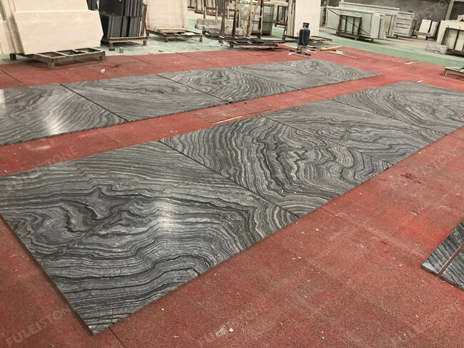 Zebra Black Marble Tiles Bookmatched — product view 2